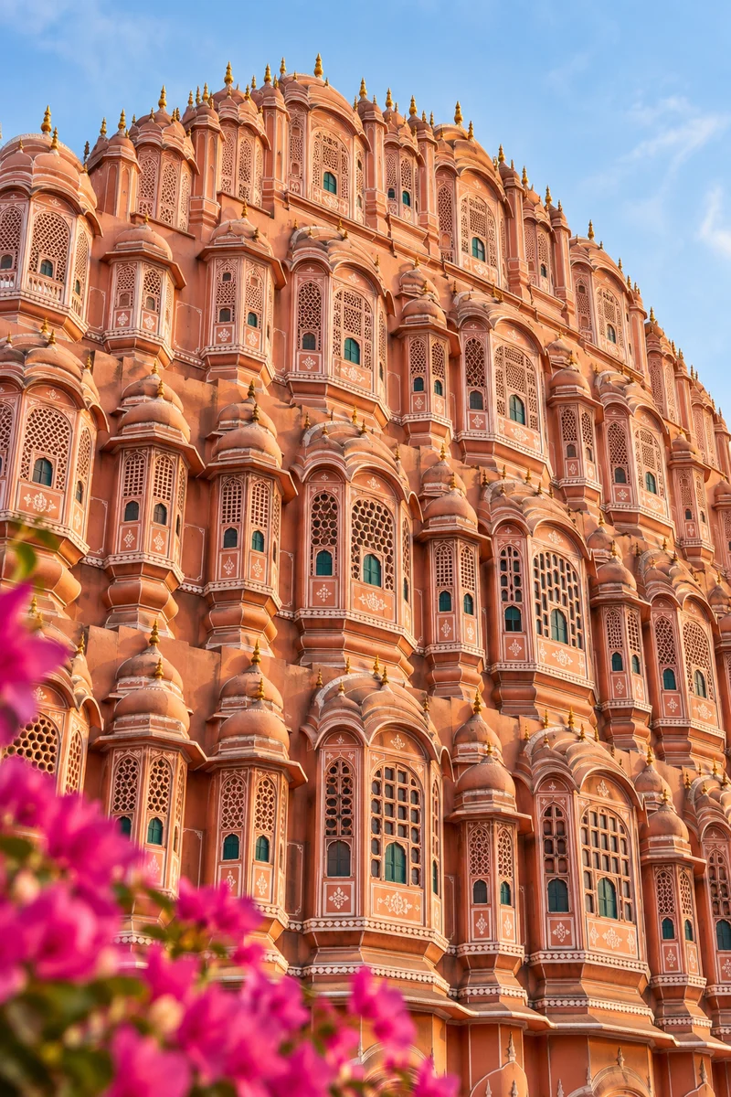 Illustrative Hawa Mahal facade in Jaipur